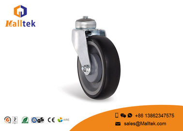 Long Way 4 5 Inch Double Ball Bearing TPR Shopping Trolley Caster Wheels