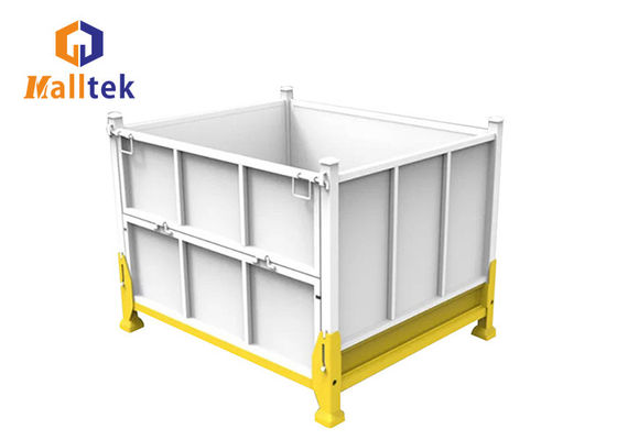 Galvanized Weld Mesh Heavy Duty Collapsible Warehouse Pallet Cage