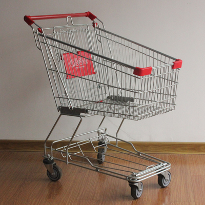 60L - 240L Stable Asian Supermarket Shopping Trolley For Convenience Store