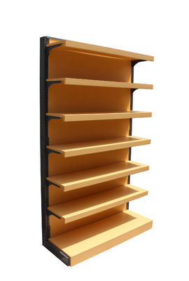 Factory Price Retail Grocery Store Wood Metal Display Supermarket Racks Shelf