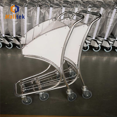 Airport Trolley For Intermational Airport Store With Basket