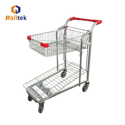 Heavy Load Fold Up Warehouse Trolley Platform Cart Trolley