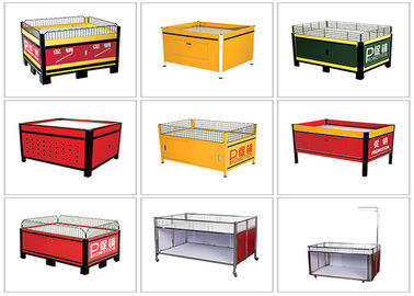 Colorful Shop Display Fittings Commercial Shop Fittings High Loading Capacity