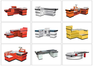 Motorized Cash Register Counter Stand Commercial Retail Counters 2300*1100*870mm