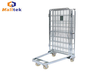 Foldable Carry Trolley Cart Roll Container Trolley Easy To Handle With Trundles