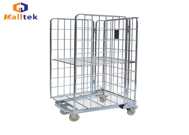 Foldable Carry Trolley Cart Roll Container Trolley Easy To Handle With Trundles