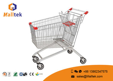Retail Grocery Store Commercial Shopping Trolley European Style Foldable Trolley Cart