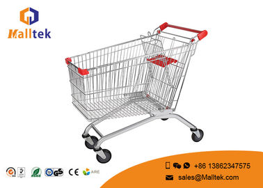 Retail Grocery Store Commercial Shopping Trolley European Style Foldable Trolley Cart