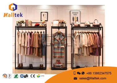 Luxury Clothing Mall Garment Display Racks Retail Garment Racks And Displays