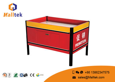 Durable Retail Shop Fittings Supermarket Counter Table Customized Logo