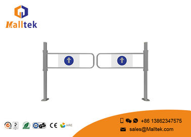 Stainless Steel Shop Interior Fittings Safety Supermarket Swing Barrier