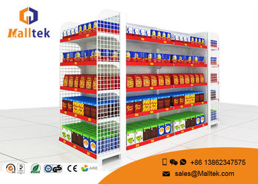 European Style Supermarket Gondola Shelving For Retail Grocery Store Rack Display