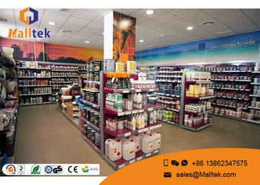 Steel Racks For Shop Displays Easy To Assemble 60kg Loading Capacity Per Level