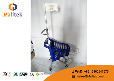 Grocery Store Child Commercial Shopping Trolley Powder Coating Surface