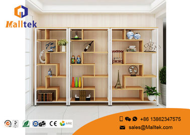 Powder Coated Wood Display Rack Height Adjustable Metal Steel For Furniture Parts