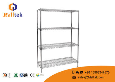 Metal Multiple Tier Wire Rack Shelving Heavy Duty Adjustable Wire Shelving