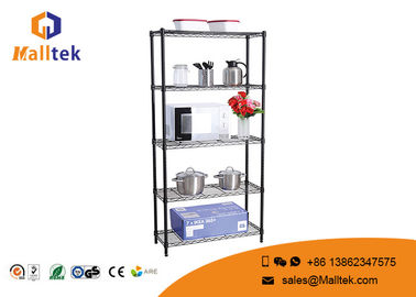 Zinc Metal Wire Rack Shelving Boltless Type Modular For Supermarket