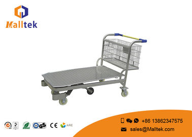 Heavy Duty Industrial Material Handling Trolley Transport Cargo Trolley With 5 Wheels
