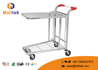 Convenience Logistics Trolley Chrome Plated Material Movement Trolley