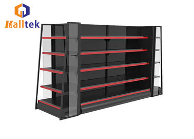 Professional Design Supermarket Gondola Shelving , Gondola Display Stands European Style