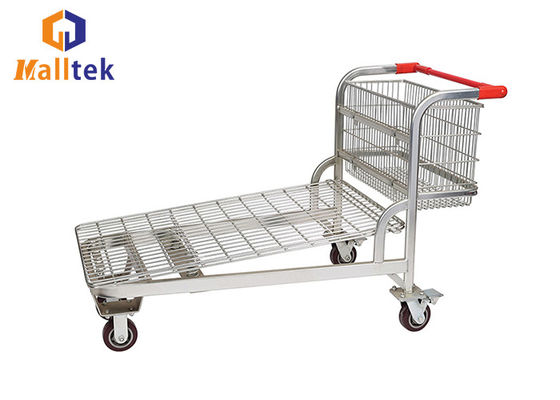 Hand Push 500kgs Logistics Warehouse Storage Trolley