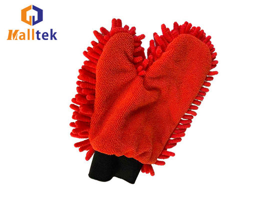 Car Windows 25*13cm Microfiber Chenille Cleaning Glove