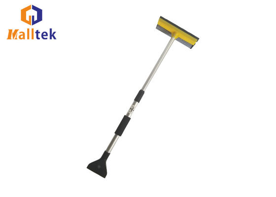 Telescopic Aluminium Pole Window Snow Scraper 25*120cm With Sponge