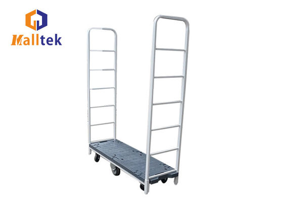 Serviceable 6 Wheels U Boat Trolley For Logistics