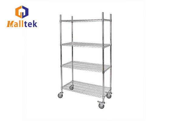 Adjustable Kitchen Chrome Plated 5 Tier Wire Shelf