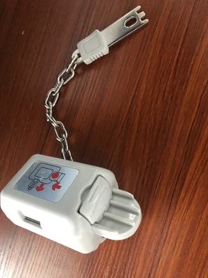 Plastic Customized Trolley Coin Lock For Supermarket