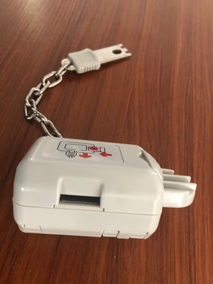 Plastic Customized Trolley Coin Lock For Supermarket