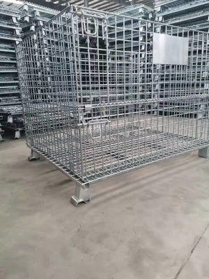 Galvanized Wire Mesh Storage Cages 50x50mm 1200x1000x890mm