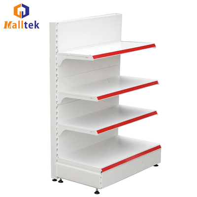 Customized Metal Multi Tier Heavy Duty Grocery Store Shelves Advertising For Supermarket